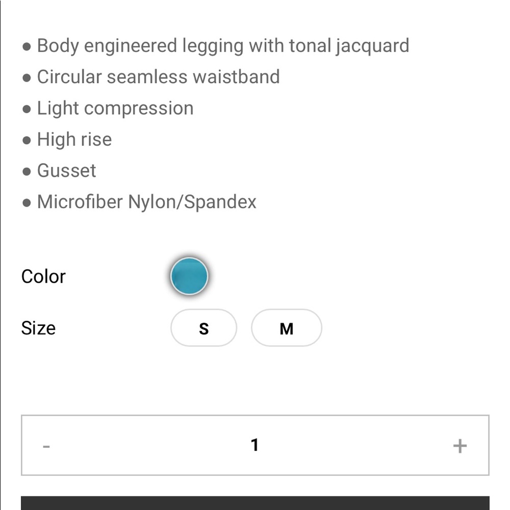 NEW • NUX • Geneva Seamless Leggings Scuba - Picture 4 of 6